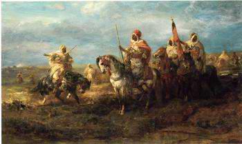 unknow artist Arab or Arabic people and life. Orientalism oil paintings  380
